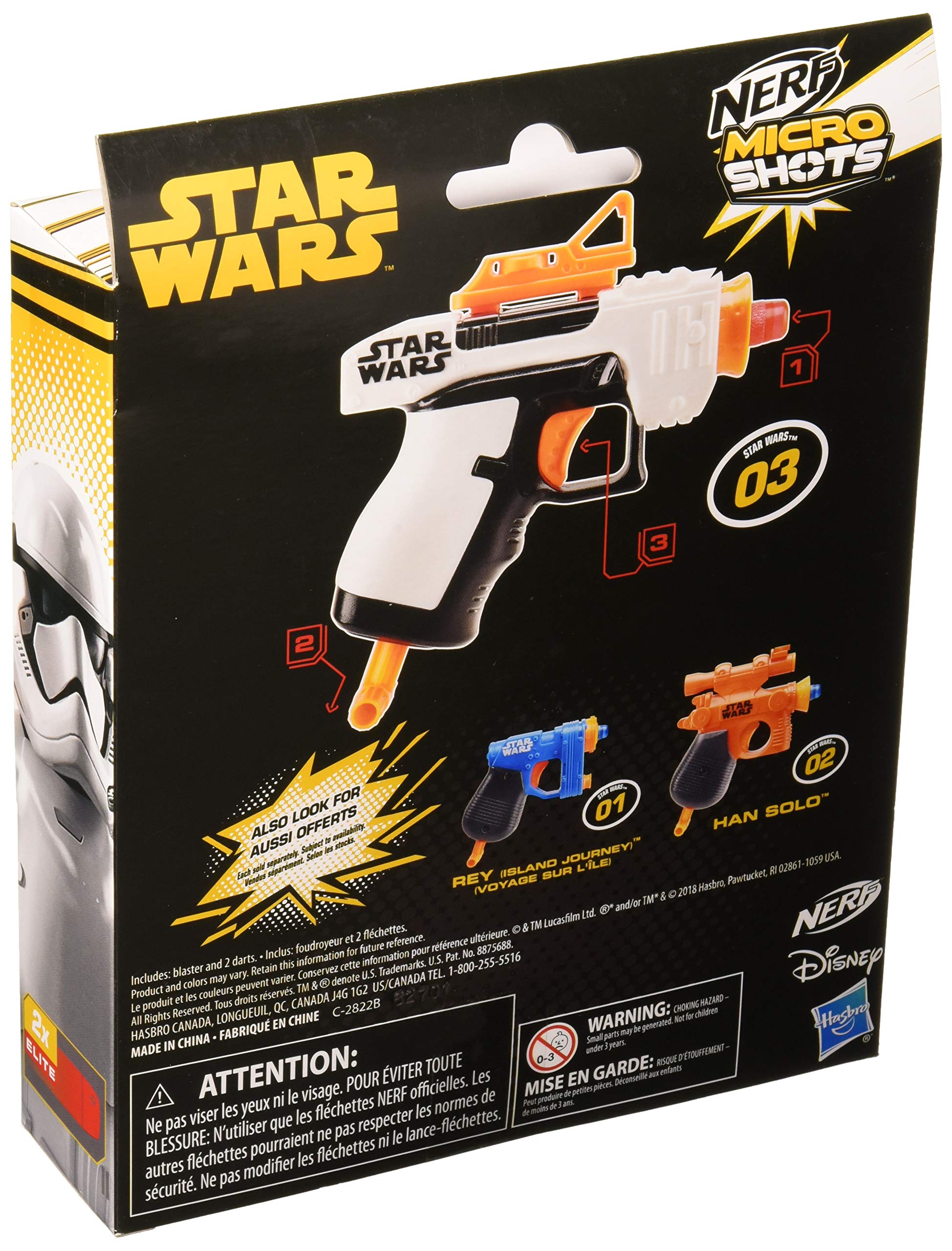 Amazon.co.jp: Nerf MicroShots Star Wars Stormtrooper Blaster